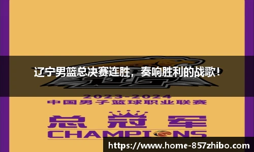 辽宁男篮总决赛连胜，奏响胜利的战歌！